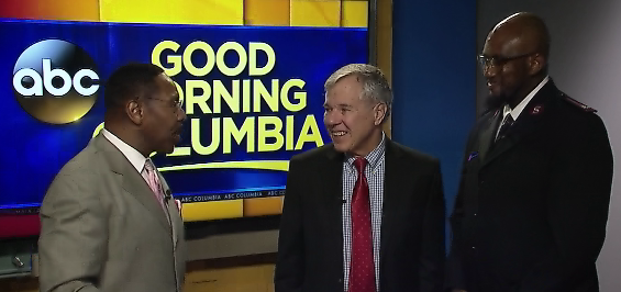 John T. Gandolfo making an appearance on ABC's Good Morning America 